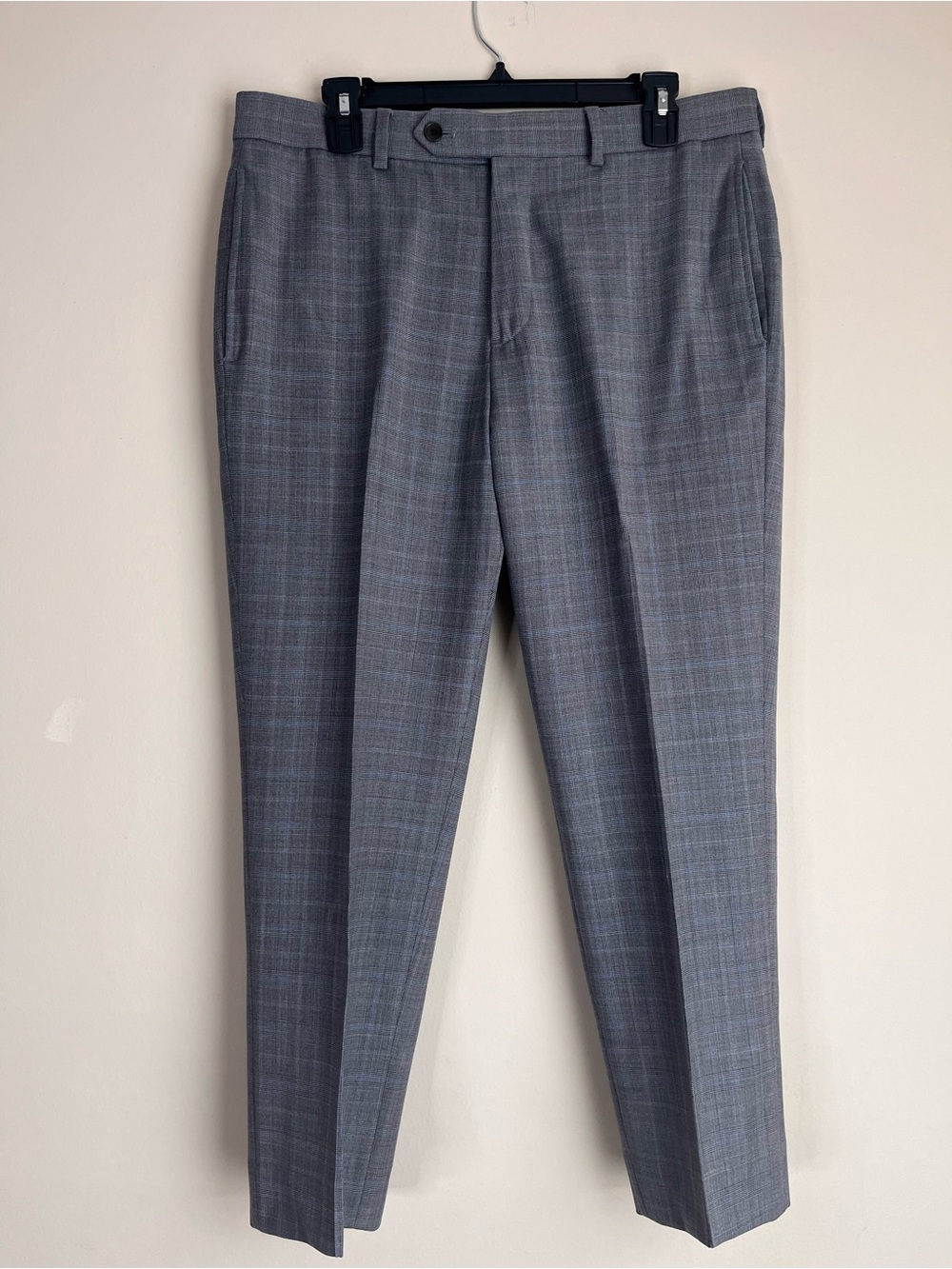 Brooks Brothers Regent Fit Label Grey/Blue plaid pattern Men’s Suit/Dress Pants